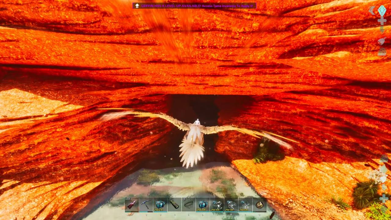 ARK Survival Ascended, PC, Gameplay, Best Crystal Surface Locations in Ragnarok, Screenshot, NoobFeed